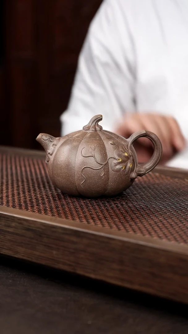 茶壶紫砂岩中泥南瓜{大}