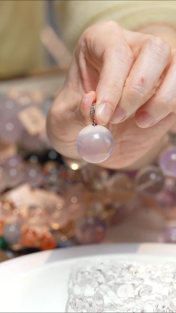 吊坠(不含链)未镶嵌水晶粉水晶吊坠·MM0025NOV947G238