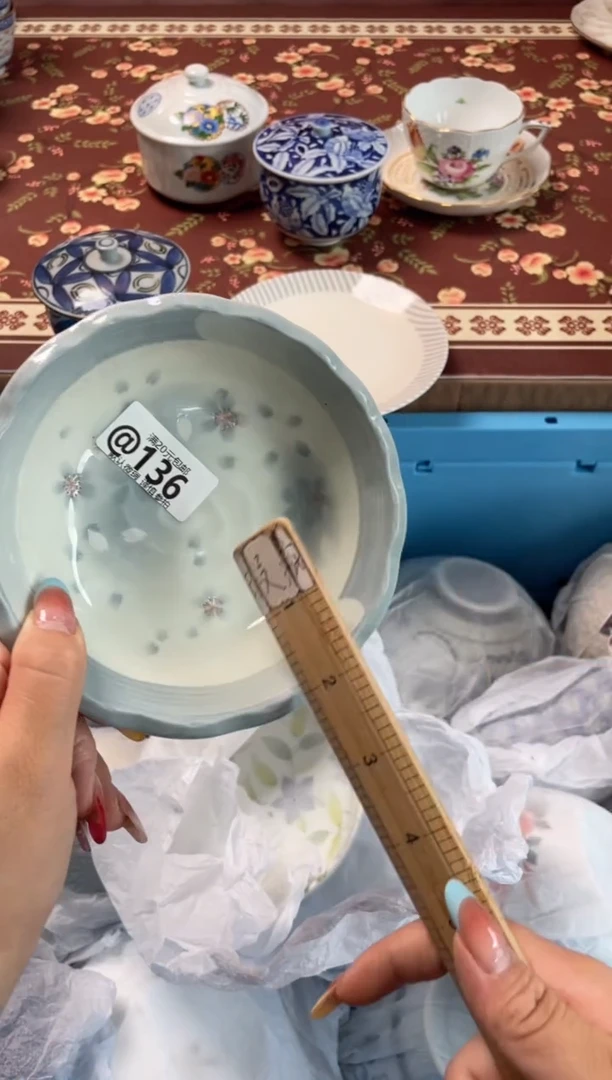 瓷片雨****花瓷器瓷器@136