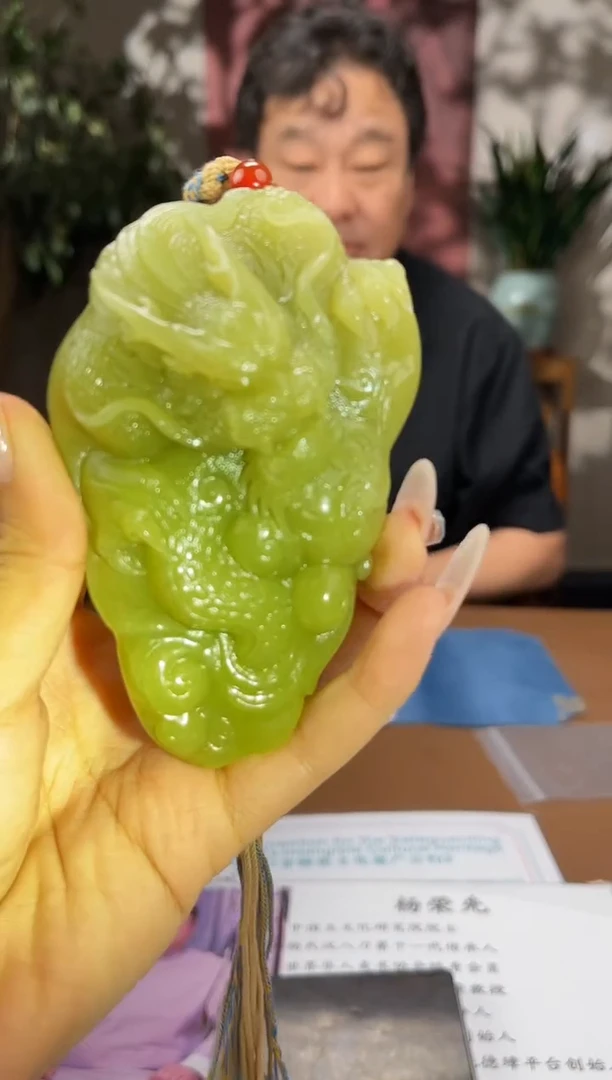 和田玉未镶嵌颈饰A965