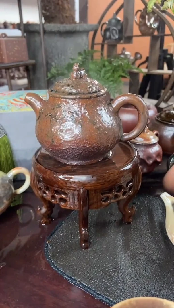 【闪购商品】紫砂全手工潘壶肌理