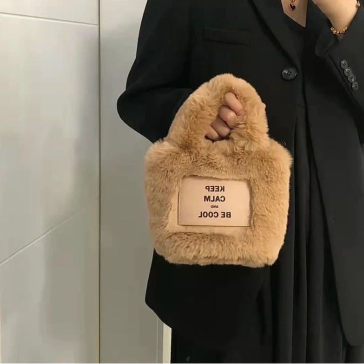 杯子配饰浅棕色手提