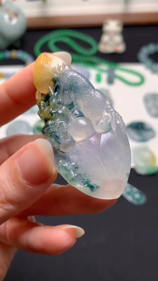 未镶嵌定制翡翠1037061590  58.8*28.9*7.1