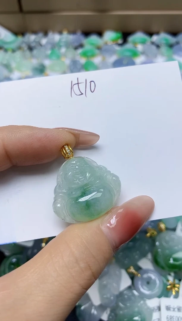 翡翠未镶嵌颈饰 天然缅甸翡翠A货