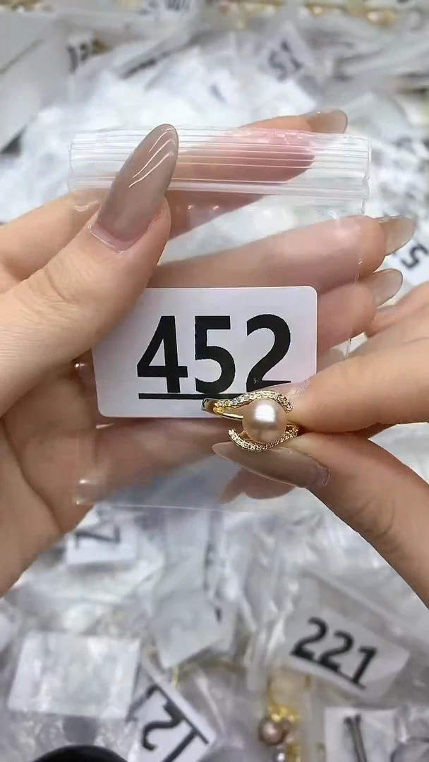 合金珠宝奇石淡水珍珠452