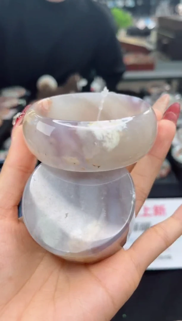 【闪购商品】石英质玉手镯未镶嵌60圈口（赠品镯心）3931308