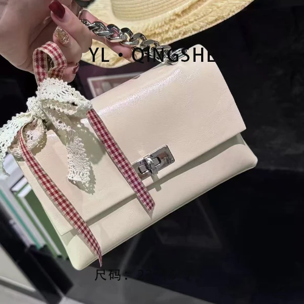 【依琳定制】女士潮流时尚经典气质手拎单肩包SD-5552-芒果冰淇淋