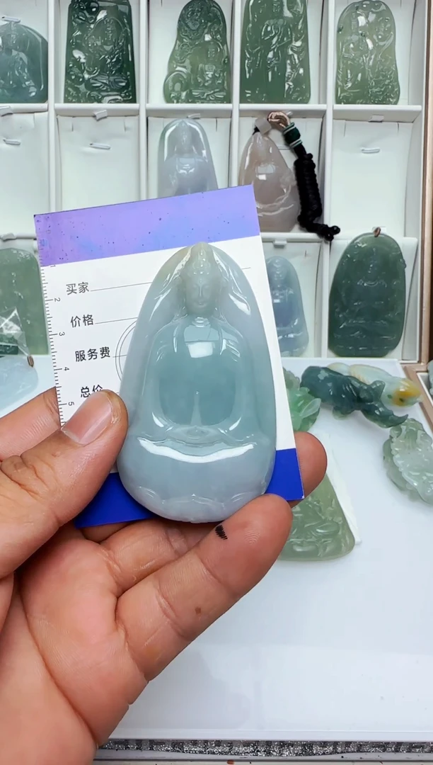 【闪购商品】翡翠颈饰未镶嵌缅甸天然A货翡翠