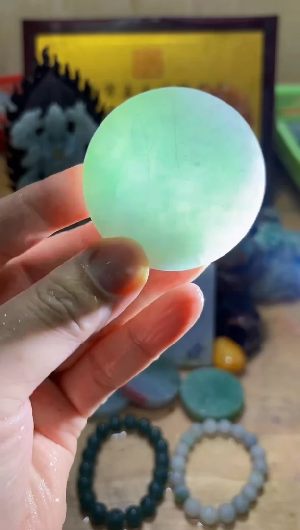 未镶嵌挂件翡翠A货常星6866