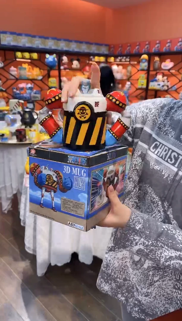 瓷片@@海贼王弗兰奇陶瓷杯(礼盒)