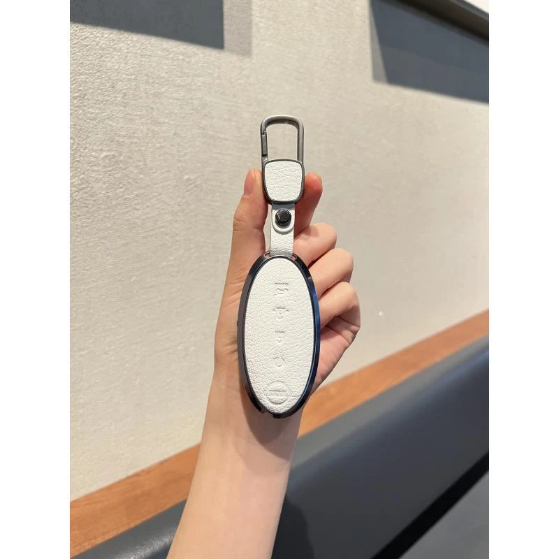 专用日产钥匙套轩逸天籁逍客奇骏骐达劲客高档真皮壳包扣车钥匙套