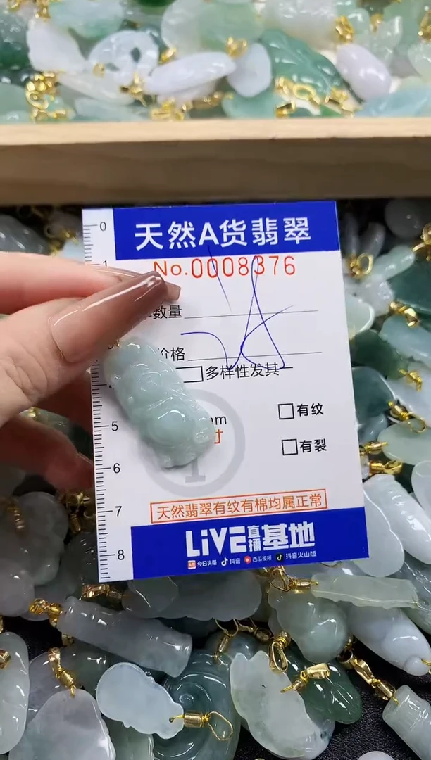 颈饰未镶嵌翡翠天然A货翡翠