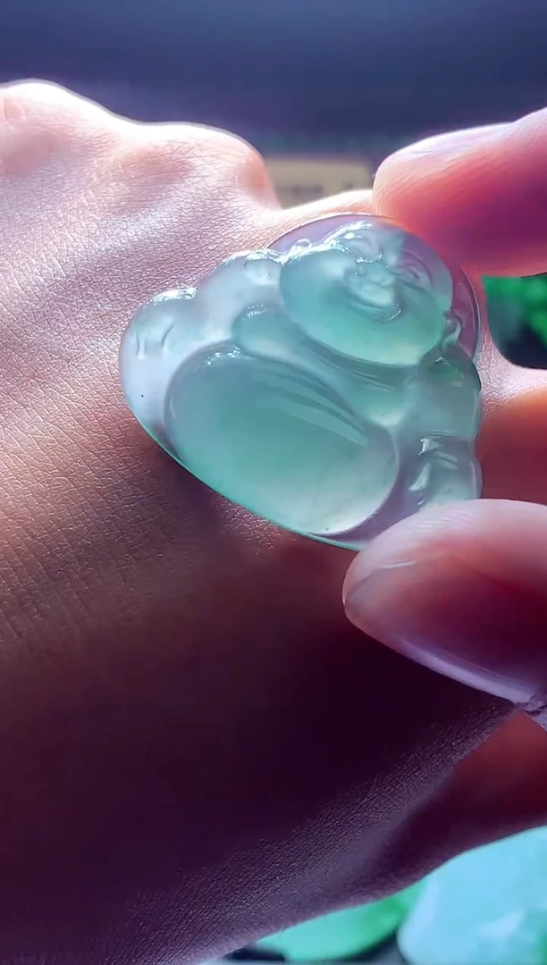 未镶嵌定制翡翠福*#翡翠毛货定制