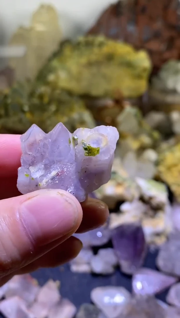 未镶嵌珠宝半成品水晶66号四川超七花园水晶