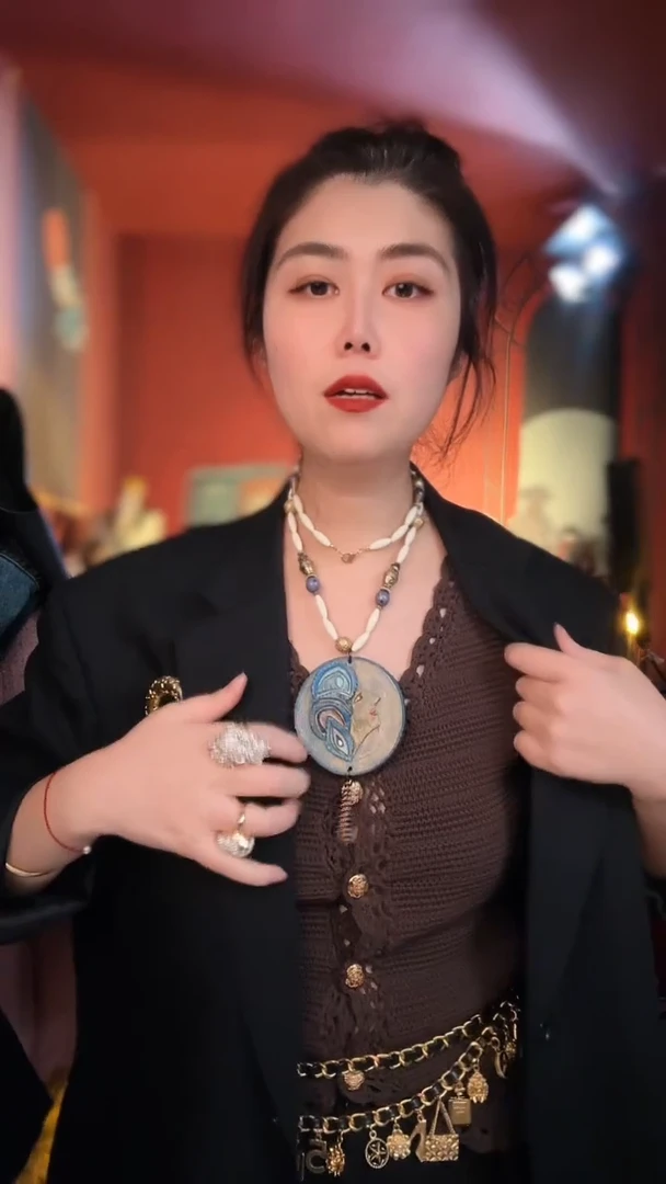 合金无合金孤品不折腾系列圆形皮皮牌牌项链不退