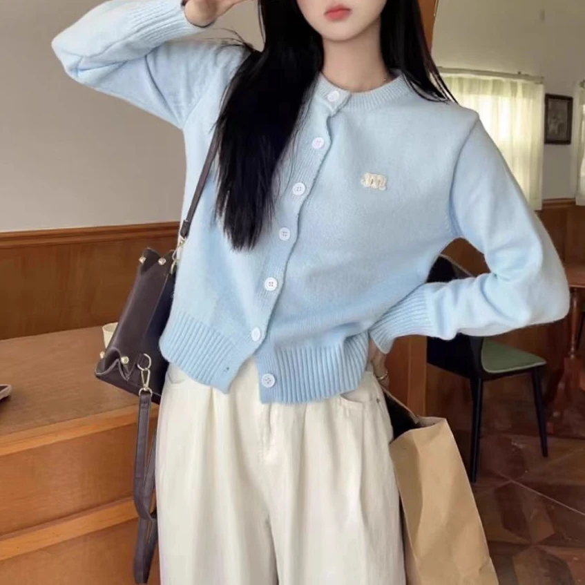 2025早春新款慵懒风针织毛衣外套开衫套头衫女装爆款宽松百搭网红
