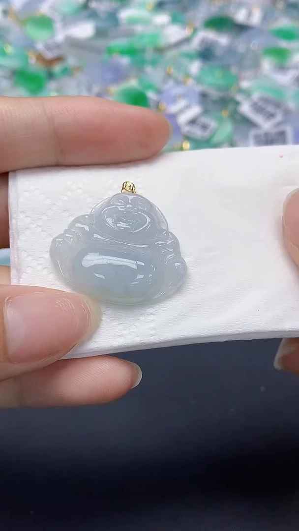 翡翠未镶嵌颈饰天然缅甸a货翡翠
