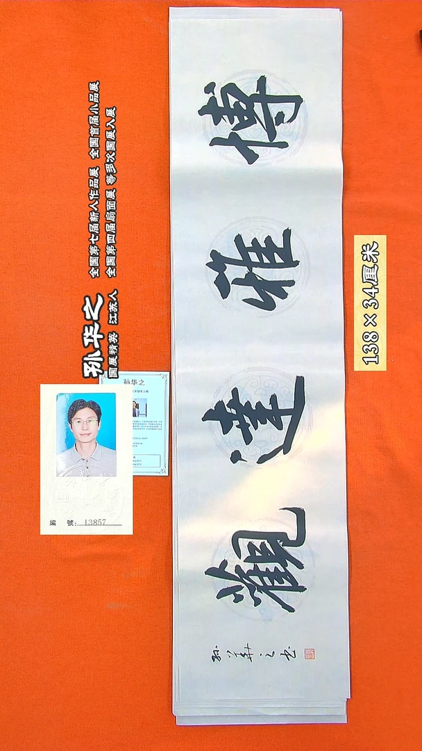 书法208R孙华之书法作品