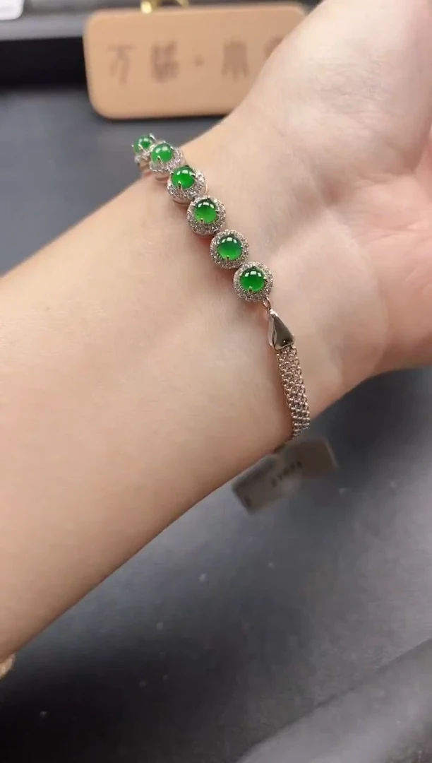 银S925镶嵌戒指翡翠51151