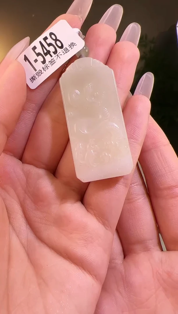 【闪购商品】和田玉颈饰未镶嵌蛇牌带包容5458