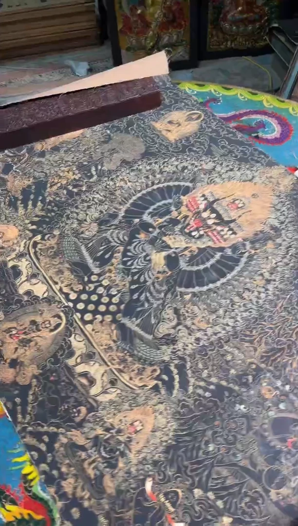 卷轴画路路的唐卡tk160