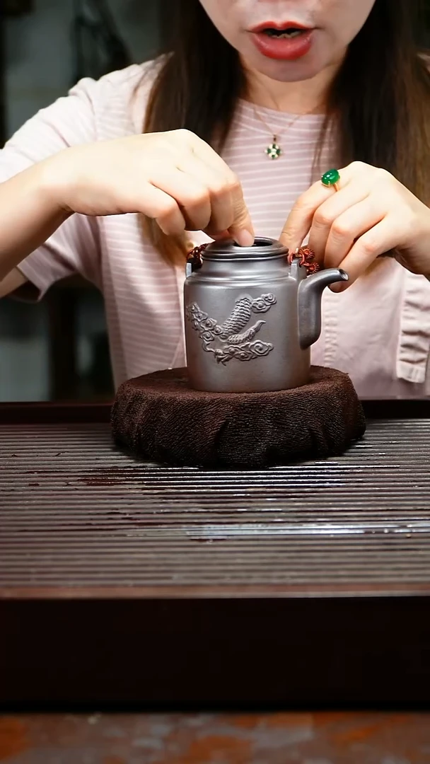 茶壶紫砂宜兴原矿紫砂壶200C