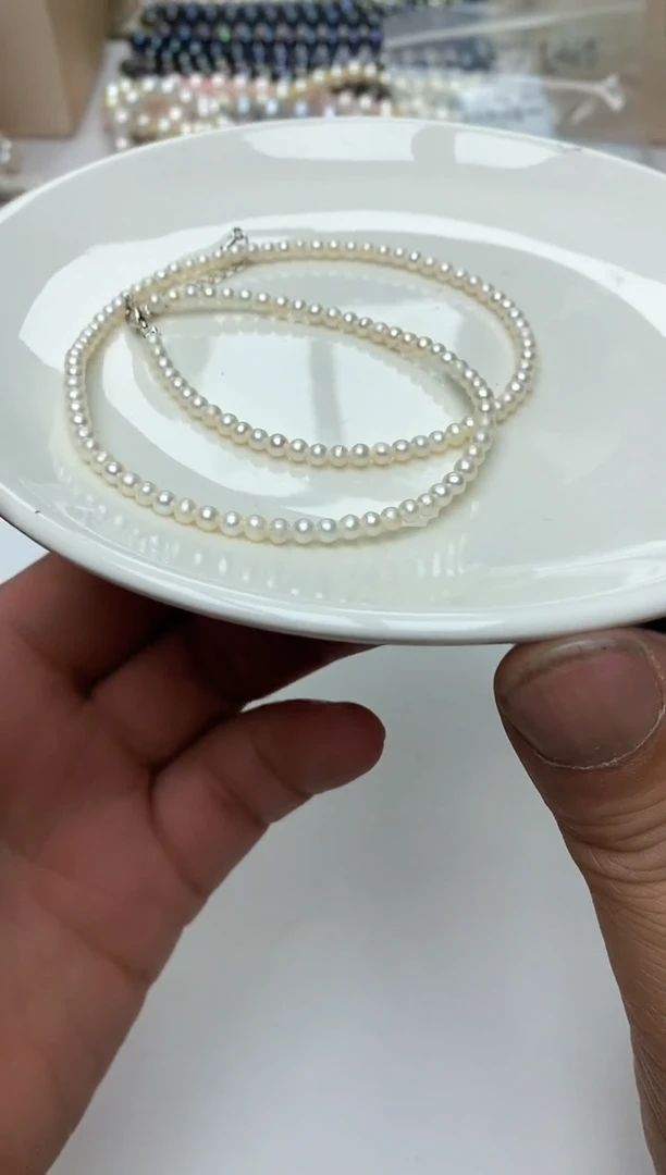 淡水珍珠未镶嵌颈饰1