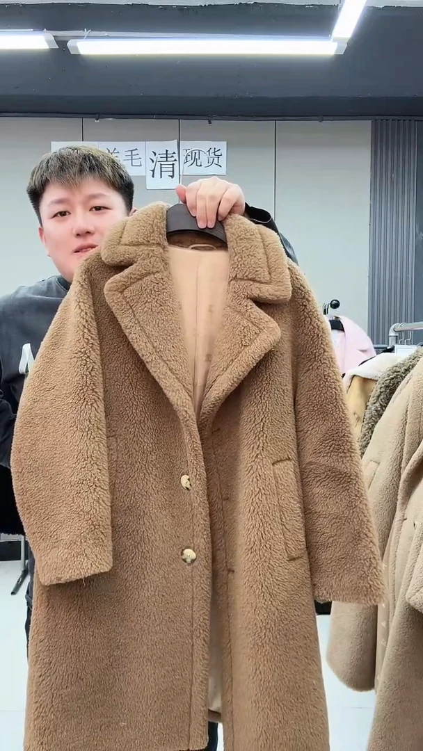 冬季女士100%羊毛外套福利款005