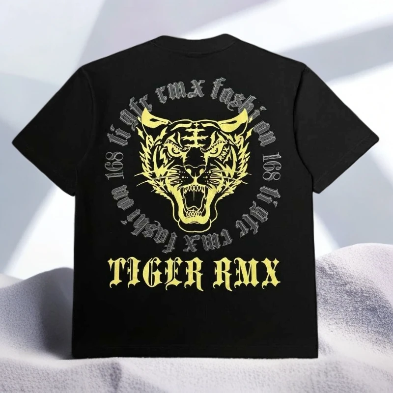 【猛男系列】TIGERRMX潮牌新款彩色科技凉感面料T恤夏季