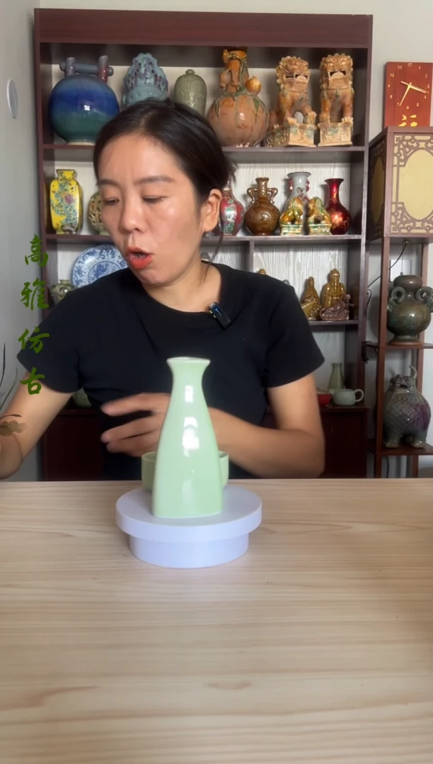 经典一壶六杯精美高雅瓷器摆件