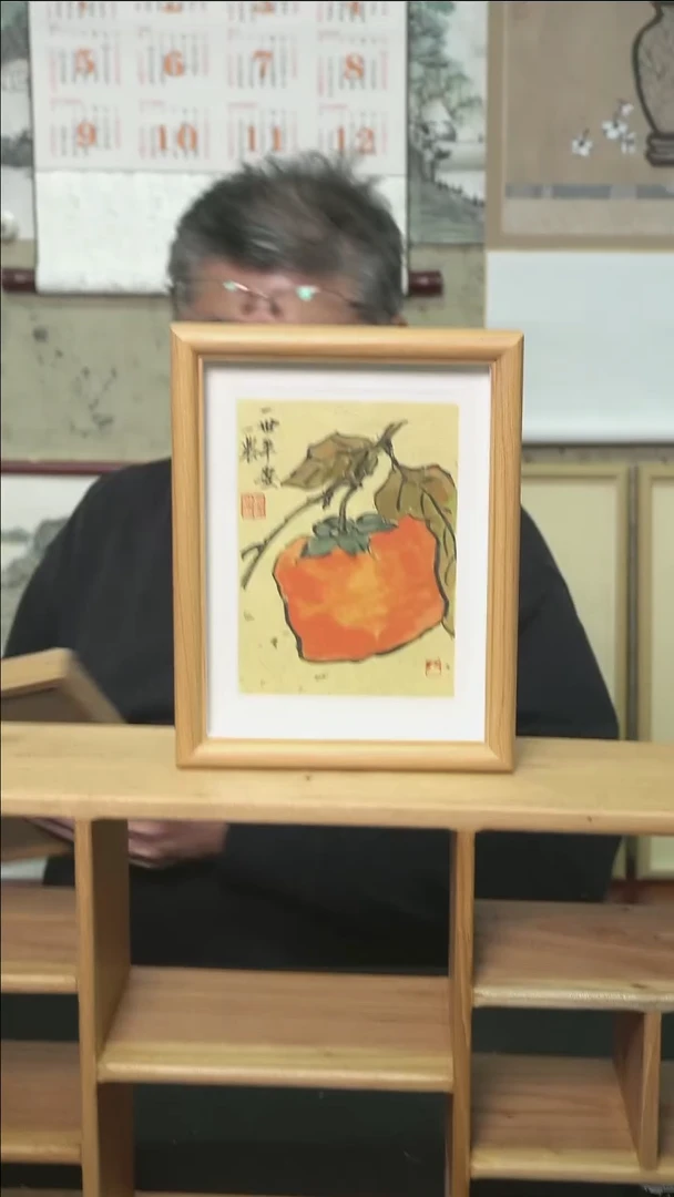 国画事事如意/摆台/17*22cm