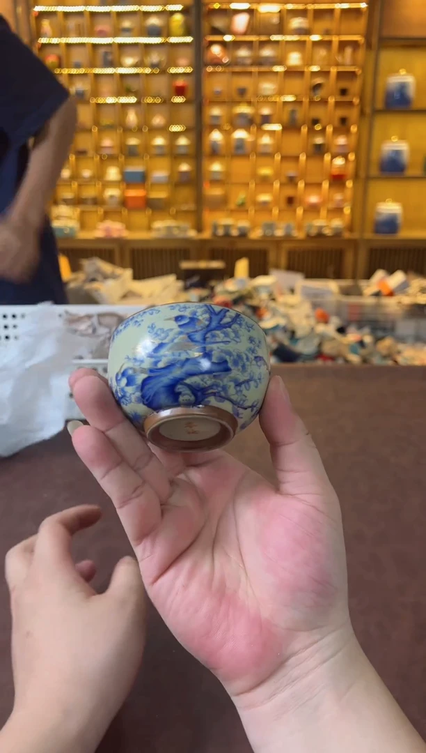瓷片鸣盏茶具直播间啊