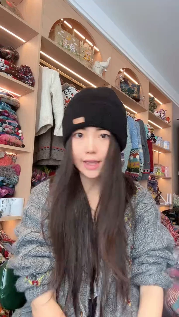 羊毛黑色帽