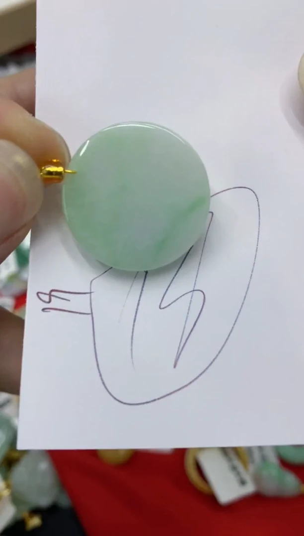 翡翠未镶嵌颈饰号链接111111111