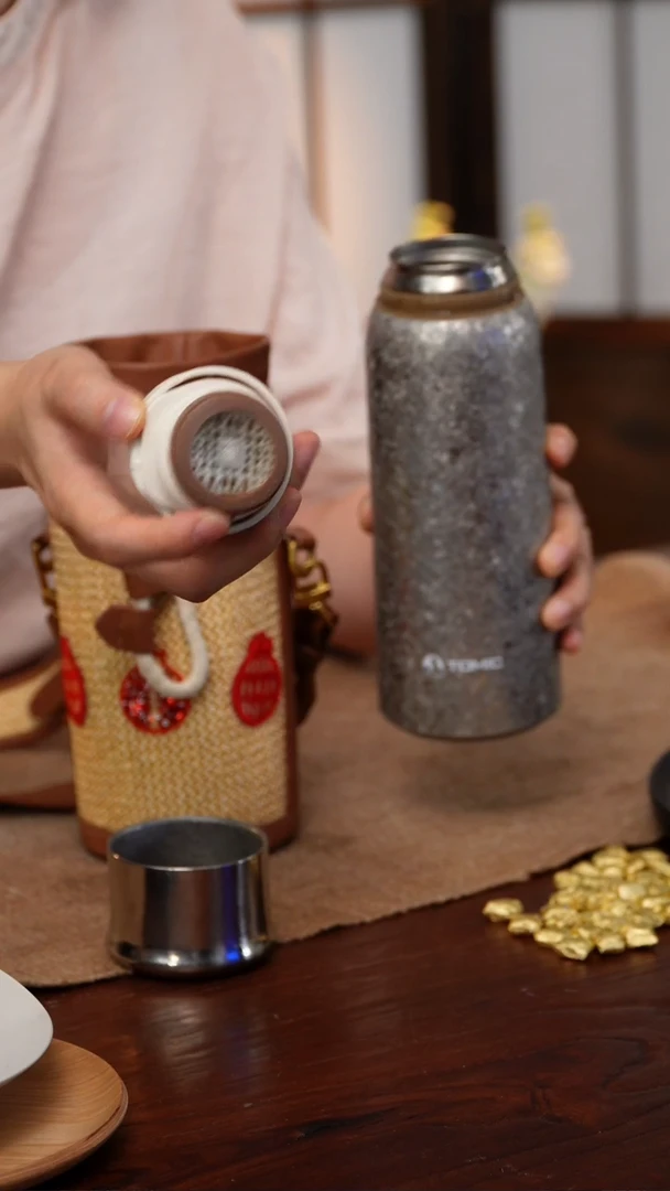 特美刻钛杯雪花银500ml