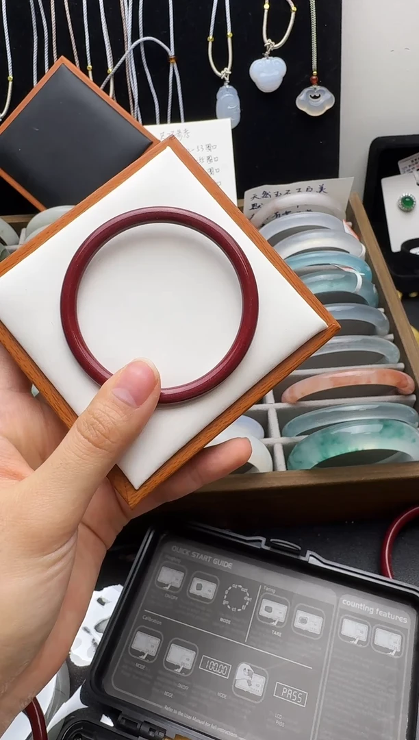 【闪购商品】查罗石手镯合金朱砂手镯