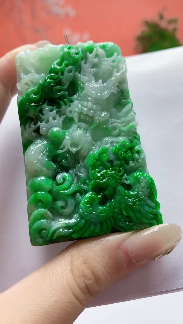 未镶嵌定制翡翠5160jw-毛货挂件52