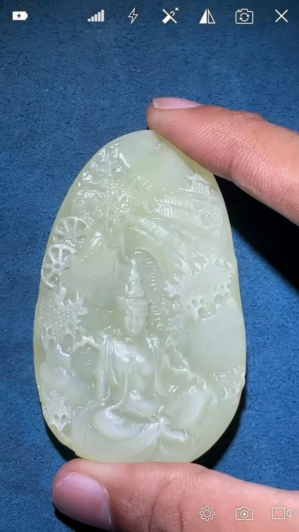 定制和田玉QJ   观音
