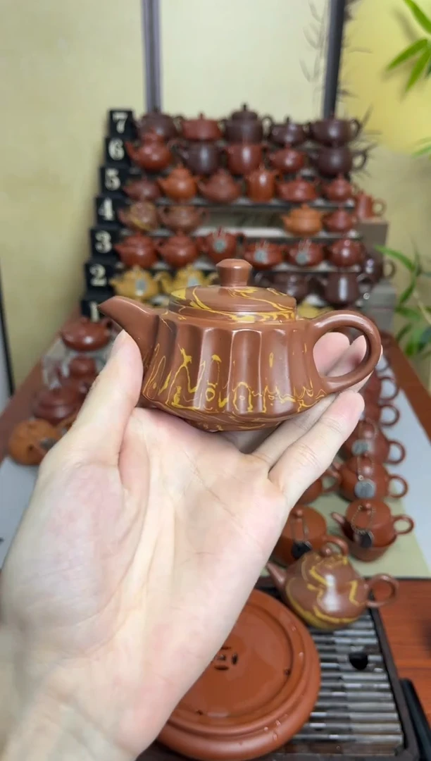 无**东绞泥切角壶100cc带证书礼盒