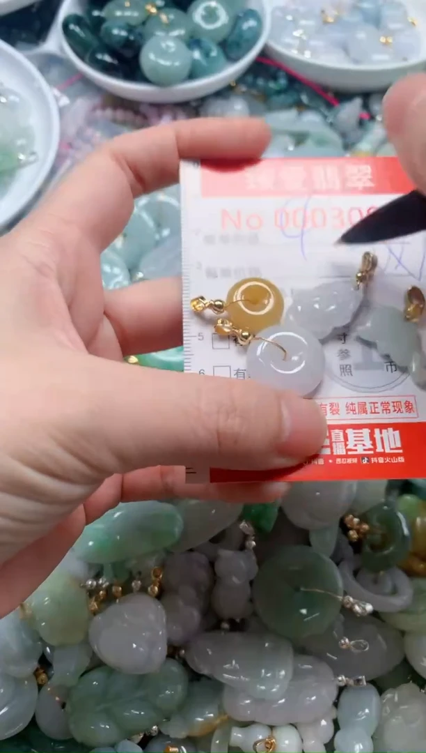 翡翠未镶嵌吊坠(不含链)3003