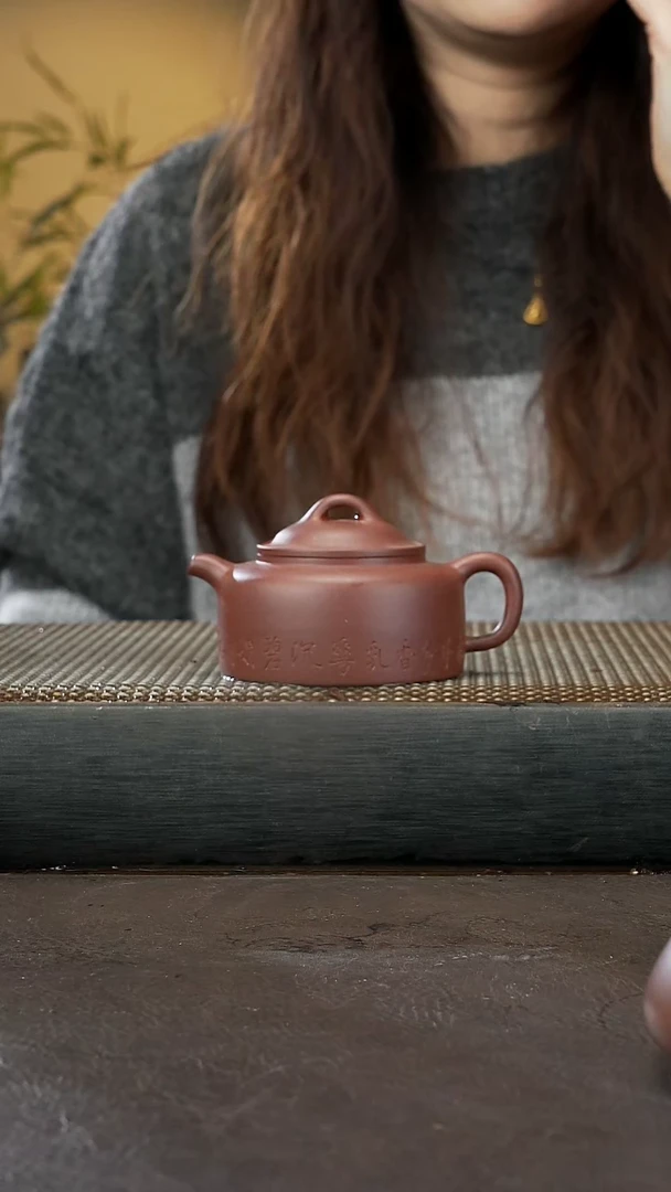 【闪购商品】紫砂茶壶紫泥 井栏 120cc 052