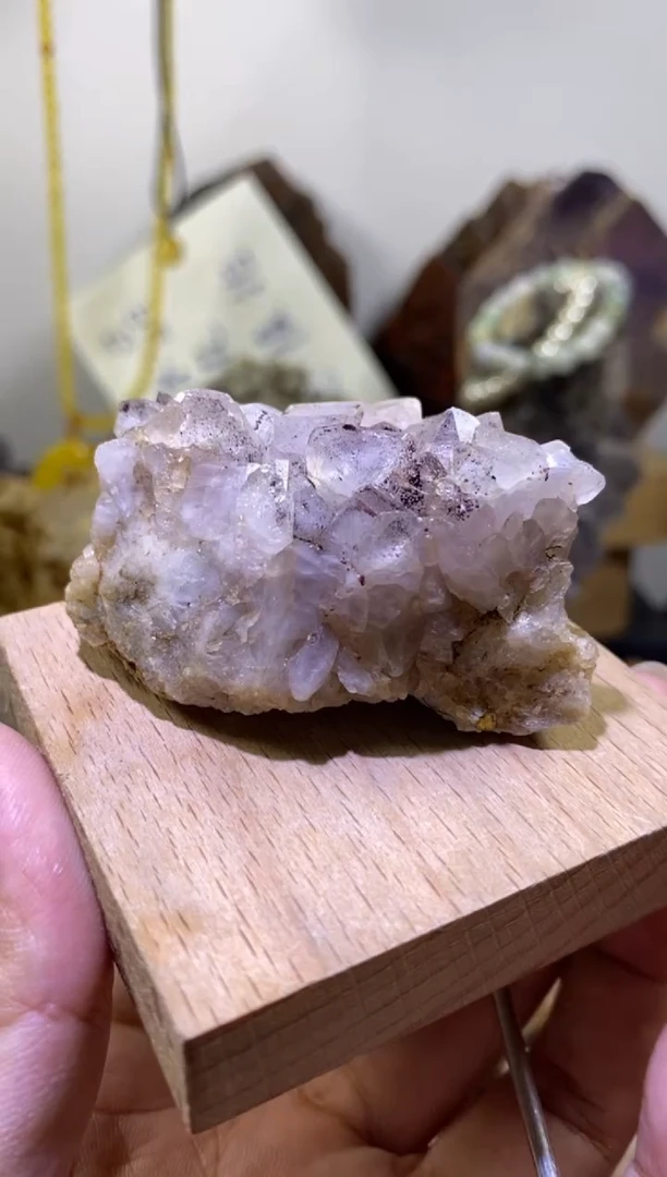 未镶嵌珠宝半成品水晶39号 82克超七发晶毒液花园水晶