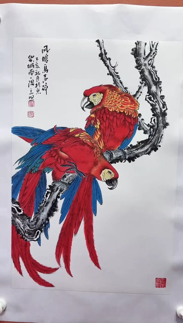 国画师立照老师国画作品
