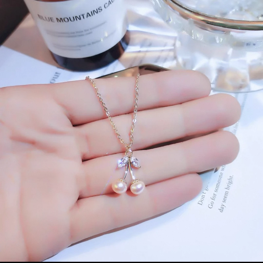 【GOLIFIR】Sparkle 系列 甜美樱桃珠项链 X174