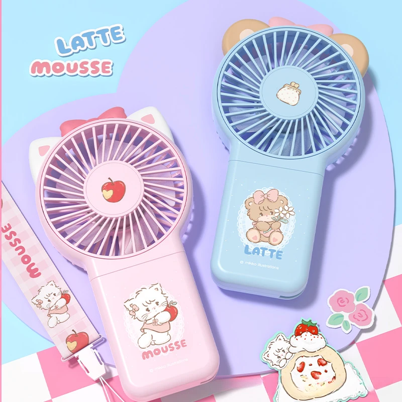 便携户外学生上班小型充电迷你手持小风扇usb挂脖折叠静音爆款