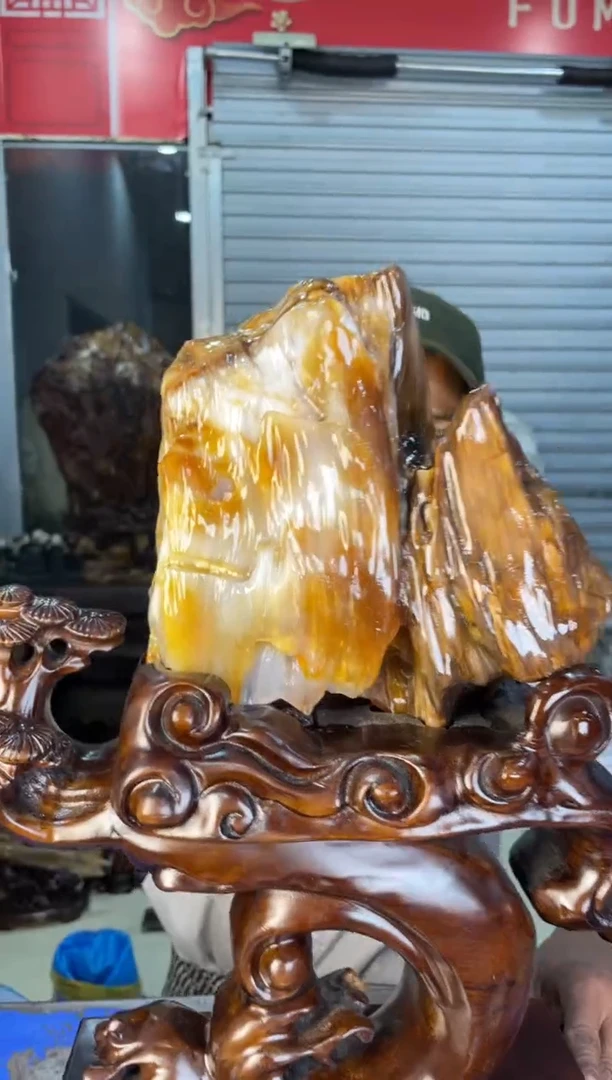 未镶嵌摆件硅化玉49