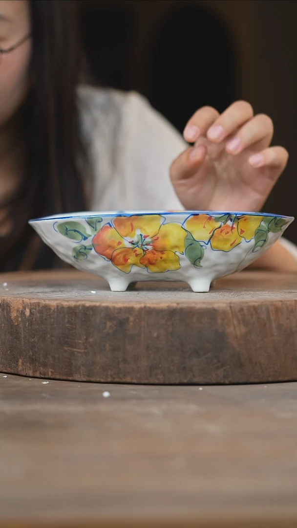 瓷片景德镇高温釉下彩（食品级）