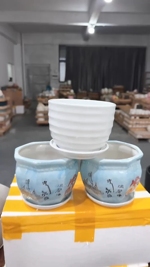高温陶瓷花盆+1505