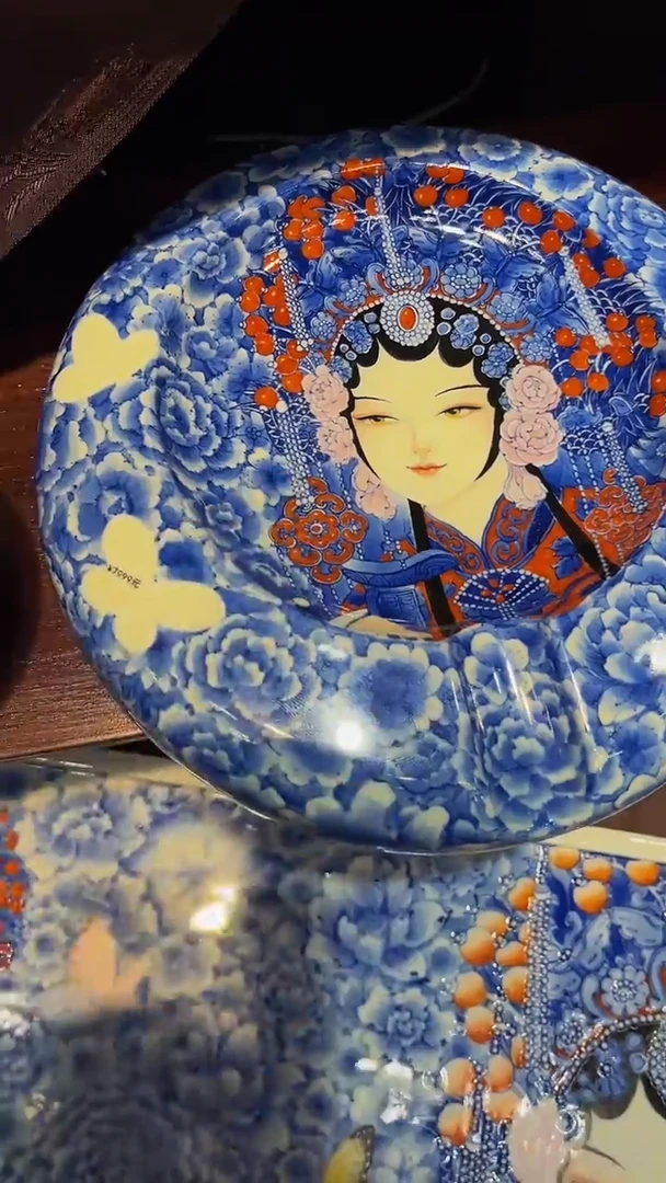 雪茄缸·倾予·收藏·青花·全手·茶器茶周边