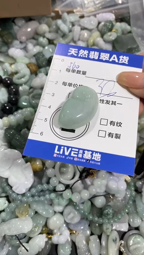 颈饰未镶嵌翡翠天然翡翠A货批量多样性发一件